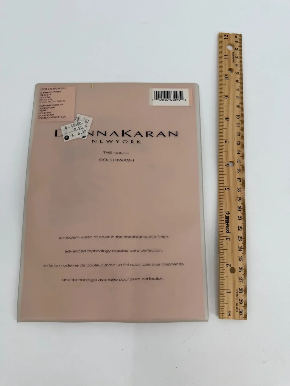 Donna Karan New York Pantyhose Medium Colorwash The Nudes VTG Blush A24